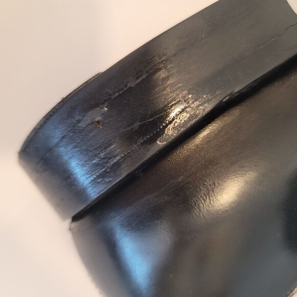 Johnston and Murphy Mens Black Dress Shoe Lace Up Leather Size 13 D/B - Picture 9 of 16